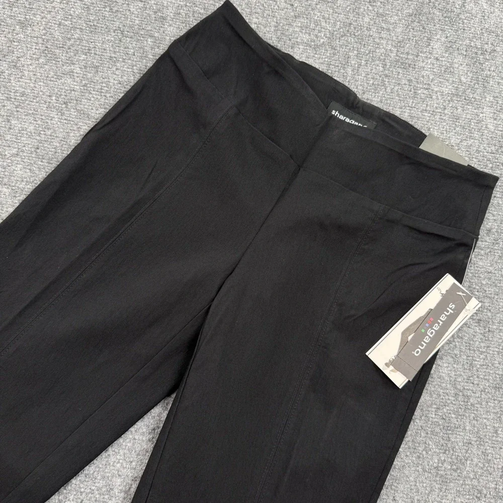 Sharagano Womens‎ Black Slim Leg Stretch Pants Size 6 NWT